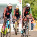 Mixed relay cycling at the African championships in Kisumu