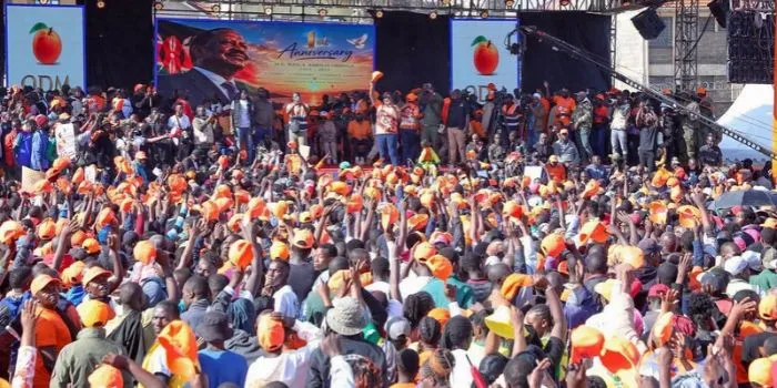 ODM gathering at Jacaranda Grounds in Nairobi