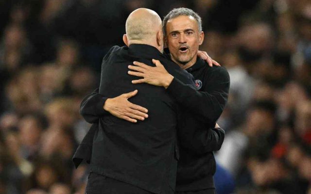 PSG beat City 4-2 as Luis Enrique admits luck helped secure victory