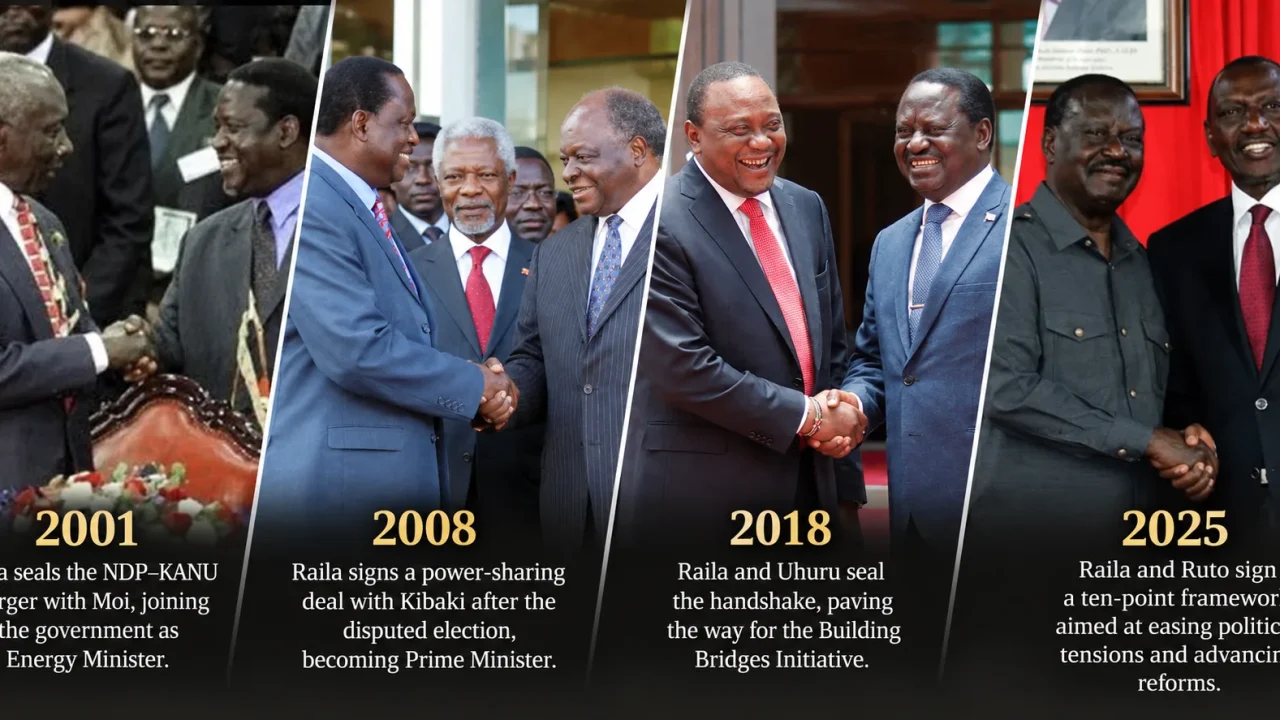 Raila Odinga speaks to journalists outside IEBC offices at Anniversary Towers