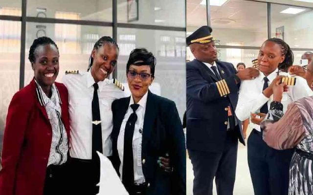 Captain Rita Nasirumbi of Uganda Airlines
