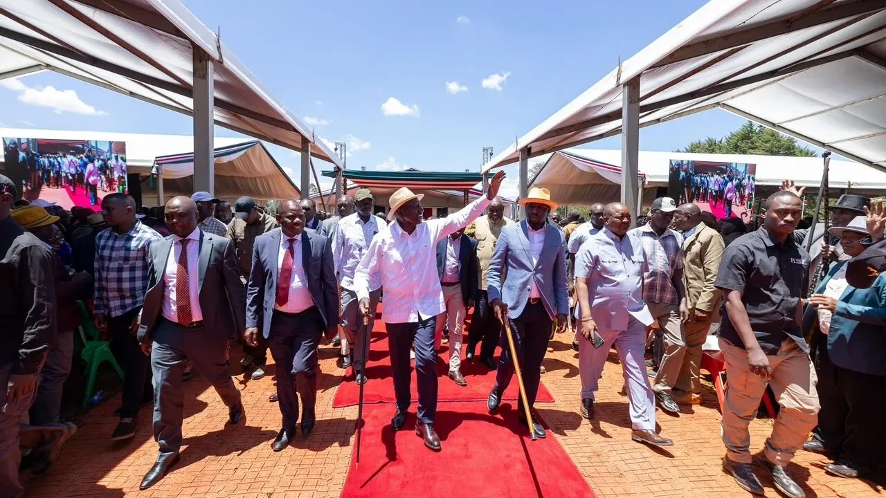 President William Ruto at the Kalenjin elders’ meeting in Eldoret