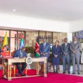 President William Ruto at the petroleum VAT law signing