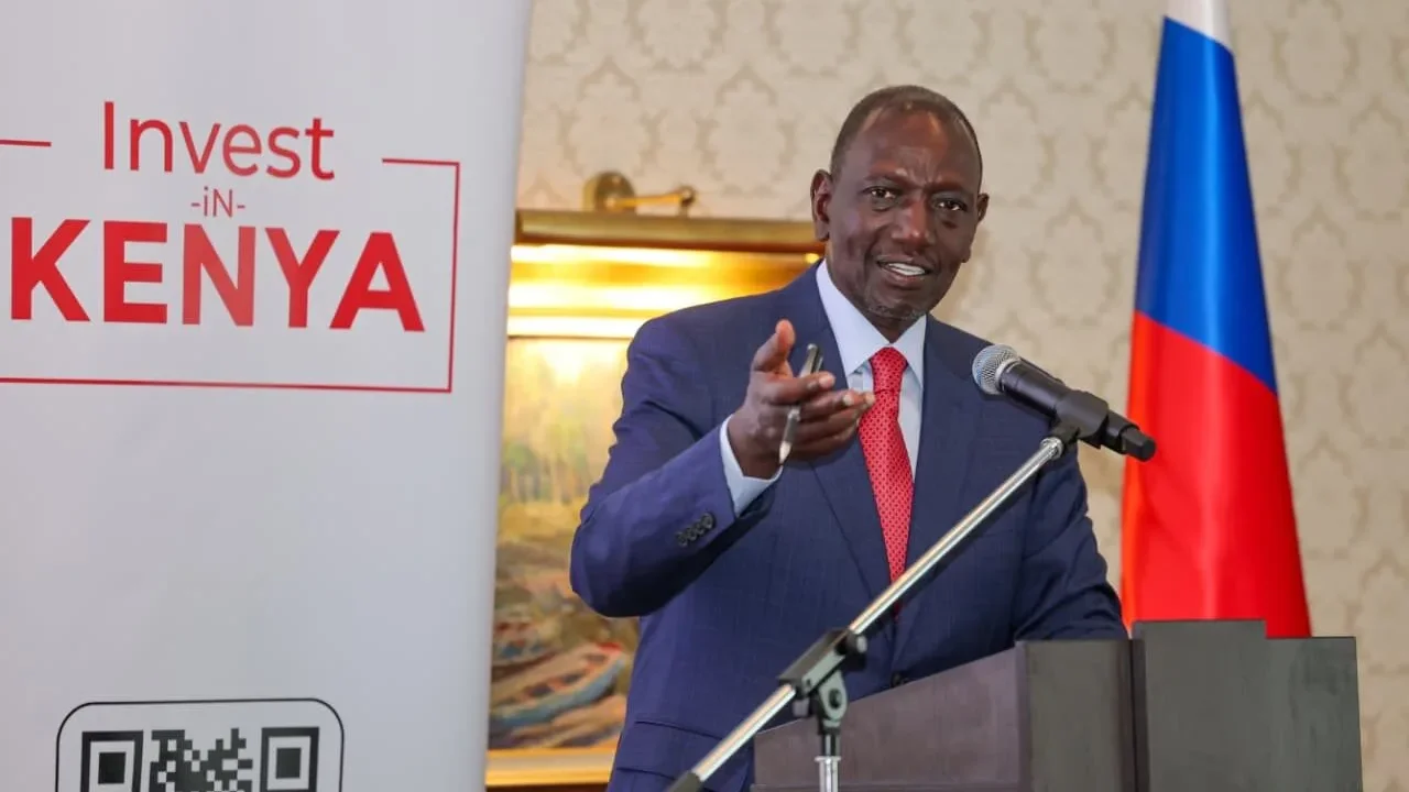 President William Ruto on his Moscow visit