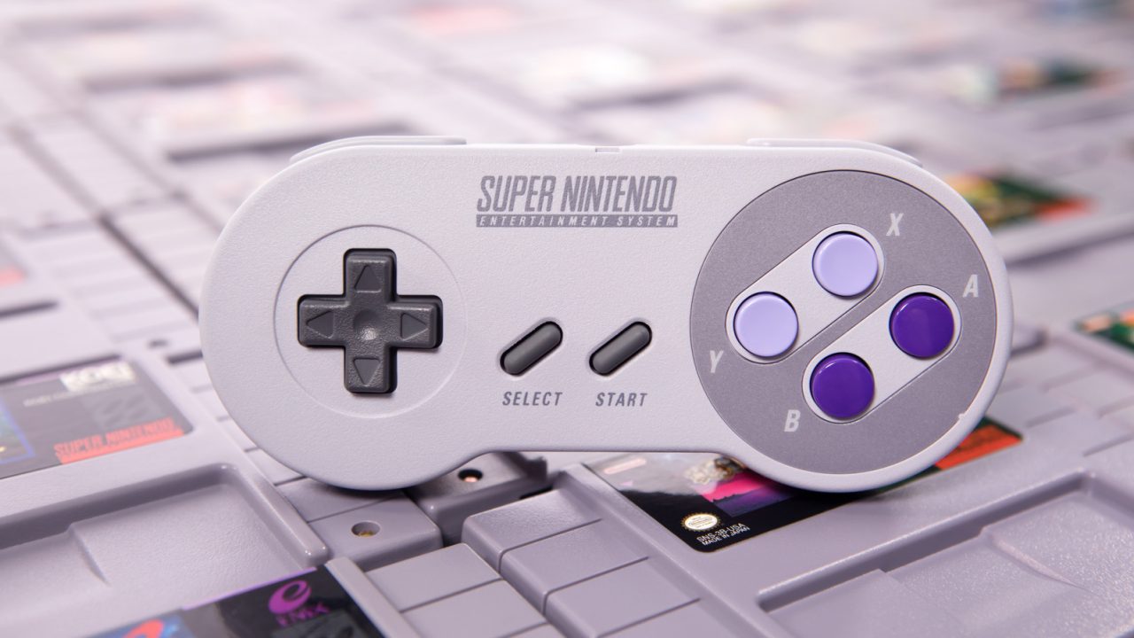Original SNES game cartridges