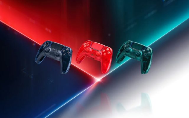 Sony unveils transparent DualSense controllers in three colours
