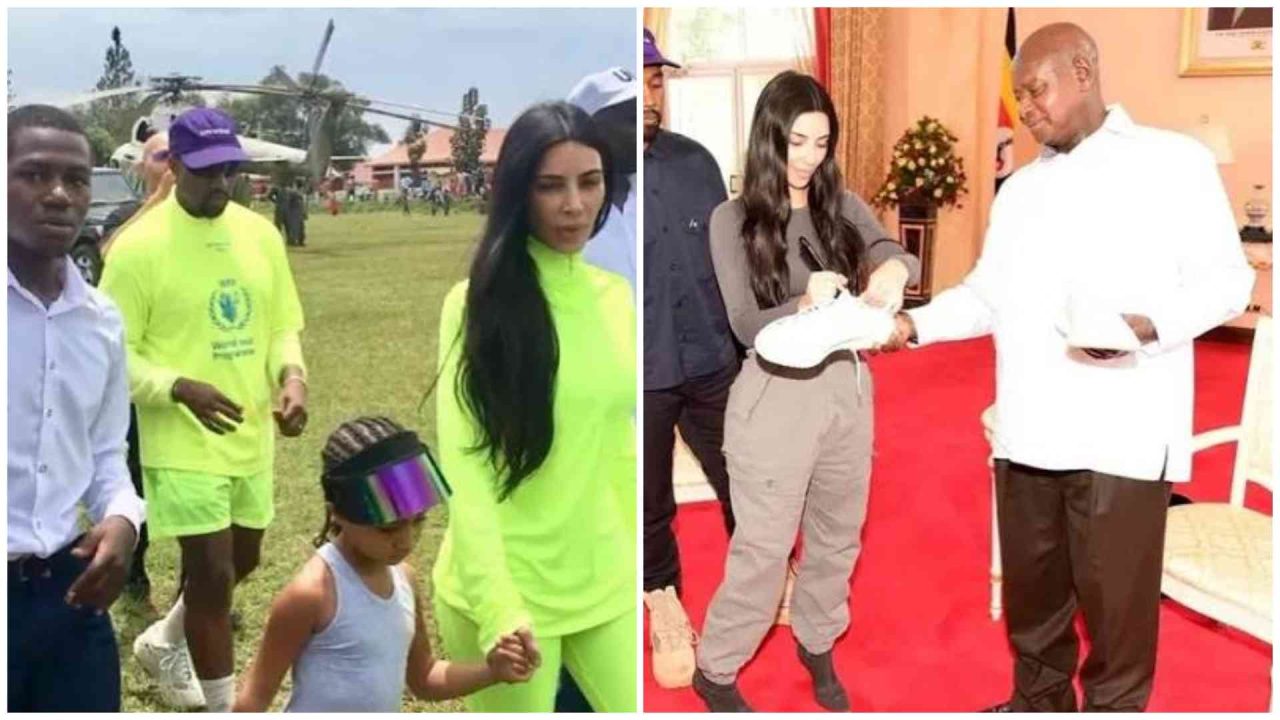 Kim Kardashian and Kanye West