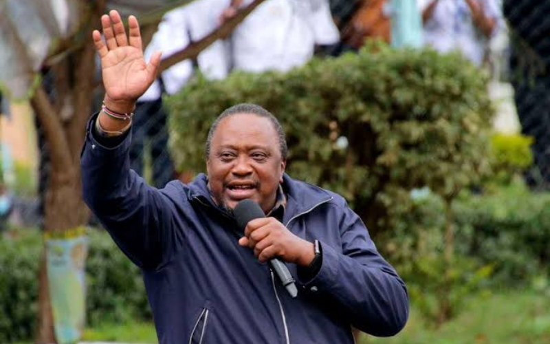 Portrait of former President Uhuru Kenyatta